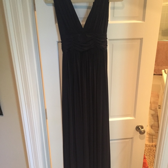 Floor Length Ball Gown (Navy) - Picture 3 of 5